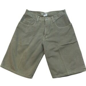 VTG 90s Guess‎ Georges Marciano Baggy Denim Shorts Mens 30 Olive Green USA Made